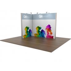 3x2 Modular Exhibition Stand Open Two Sides