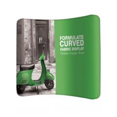 Formulate Curve Fabric Exhibition Stand 3m