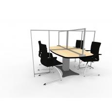 Screen for Meeting Table with Extensions