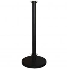 Post &amp; Base Terrazza Nero Cafe Barrier System Black