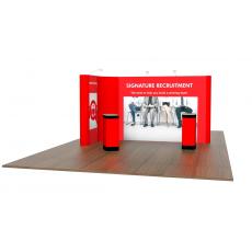 2 x 4 L Shaped Pop Up Exhibition Stand