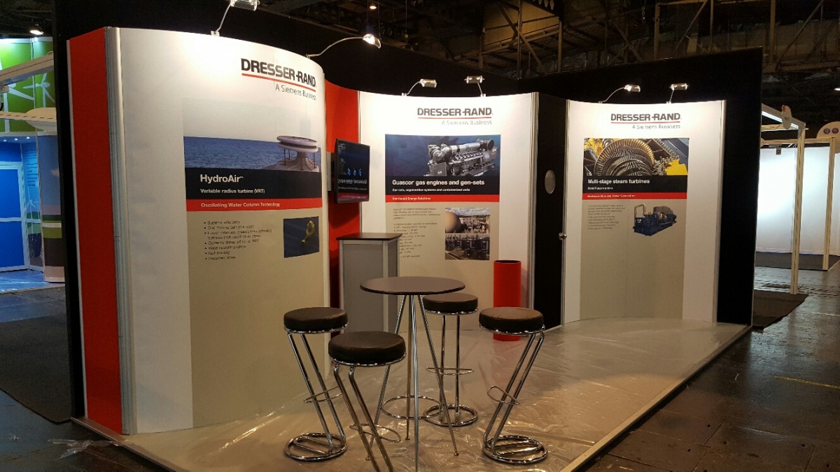 All Energy 2016 Exhibition Stand Ready For Dresser Rand