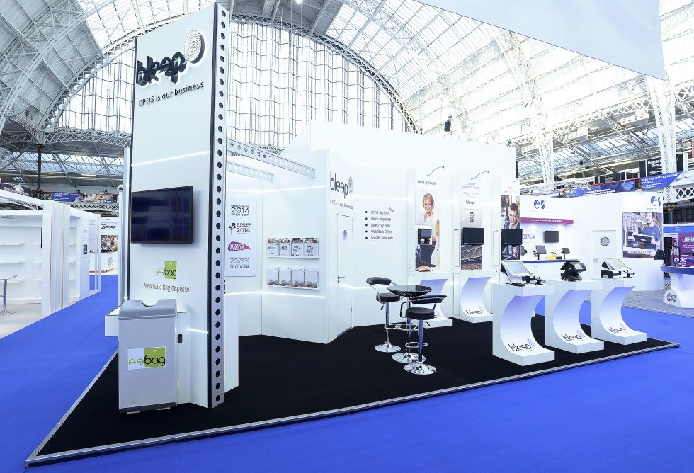 Bleep custom exhibition stand Bleep custom exhibition stand