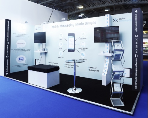 global messaging exhibition stand