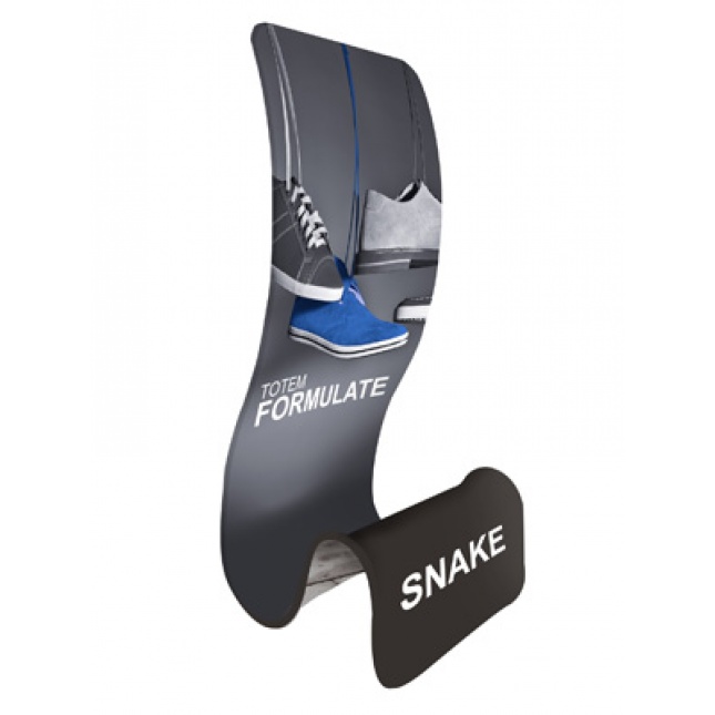 Formulate Snake Fabric Display Stand Rear View