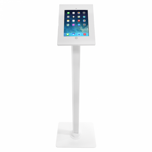 White iPad Floor Stand | iPad Stands | iPad Holders