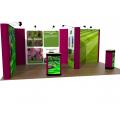 4M X 6M Pop Up Exhibition Stand front view