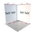 Twist 2m x 2m exhibition stand