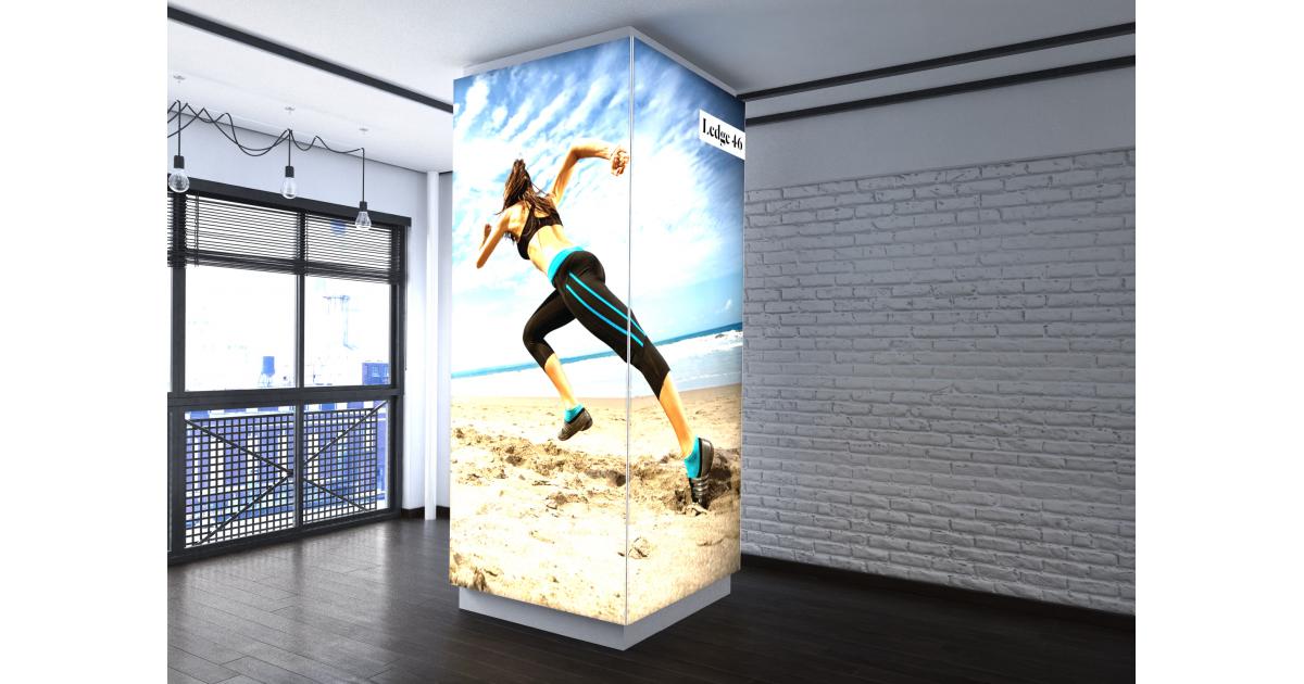 Wall Mounted Lightboxes Lightbox Displays GH Display