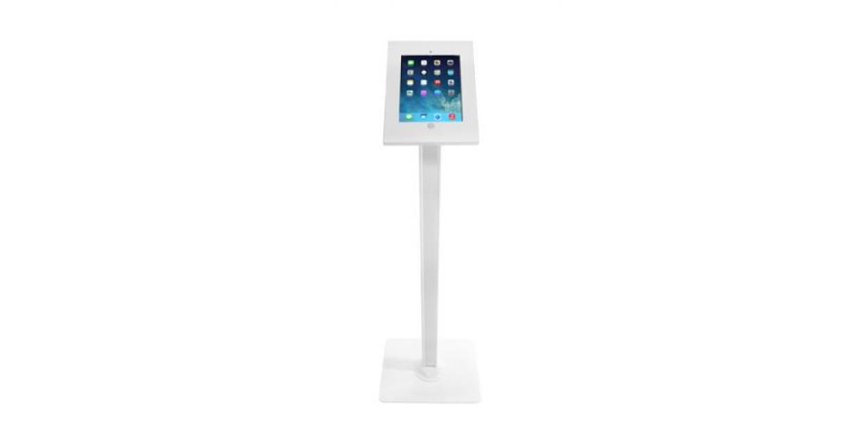 White iPad Floor Stand | iPad Stands | iPad Holders
