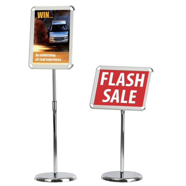 A3 telescopic sign holders