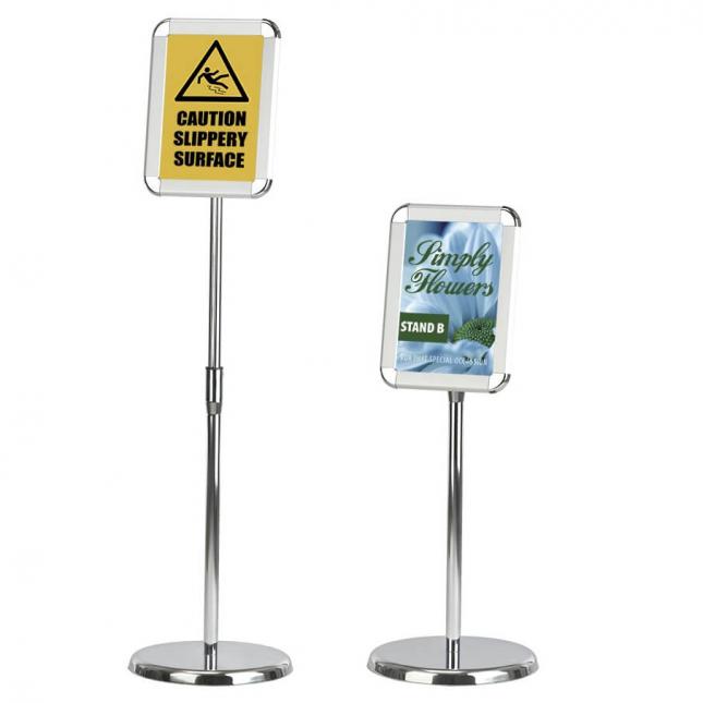A4 telescopic sign holders