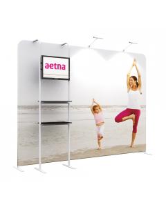 Straight Fabric Stand with Shelving