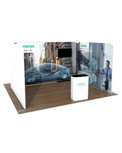One Open Side 3m x 4m Fabric Display Stand