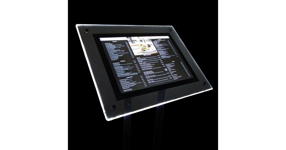 A3 Landscape Freestanding Menu Display | Illuminated Outdoor Display ...