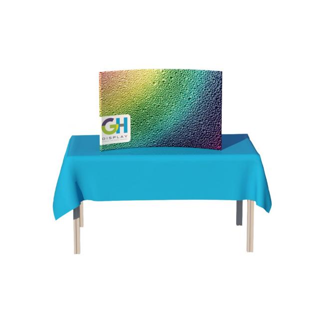 MIni Curve Fabric Exhibition Display Stand - tabletop
