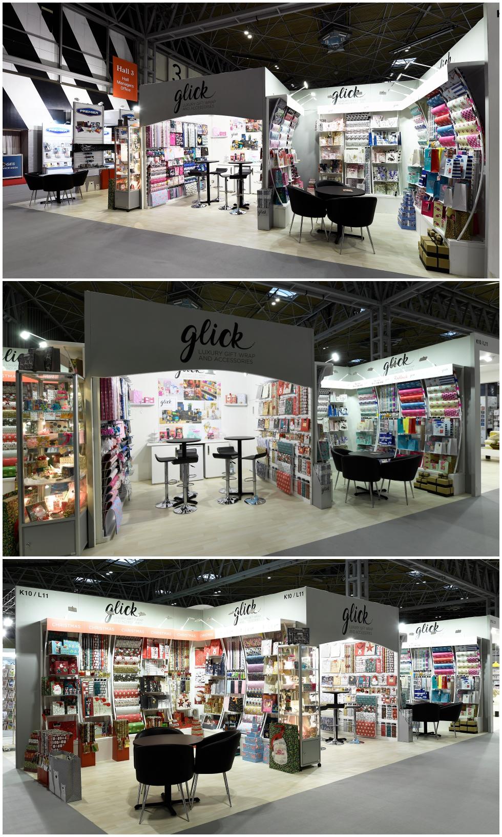 Exhibition stand for Glick at Spring Fair