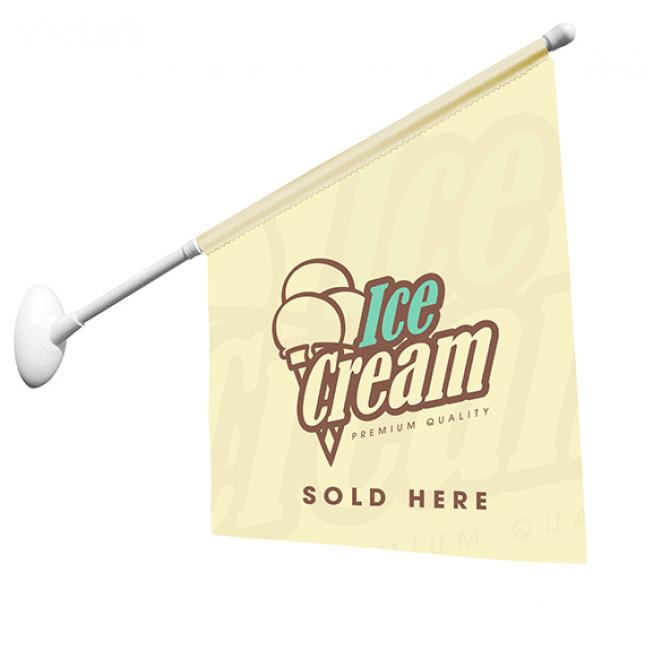 Wall Mounted Shop Flags