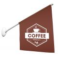 Cafe wall flags