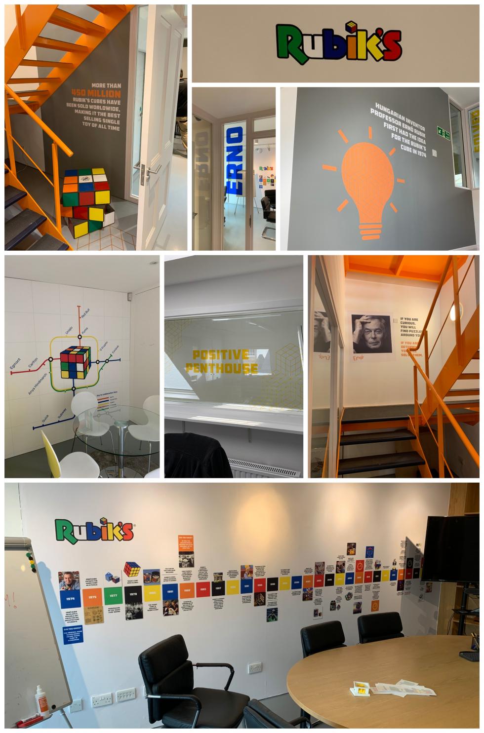 Rubik&#039;s office graphics