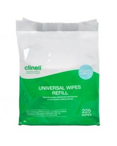Bucket Refill Pack Clinell Universal Wipes 225