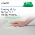 Clinell Universal Wipes in Use