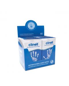 Individually Wrapped Clinell Antibacterial Hand Wipes