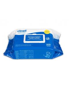Pack 200 Clinell Antibacterial Hand Wipes