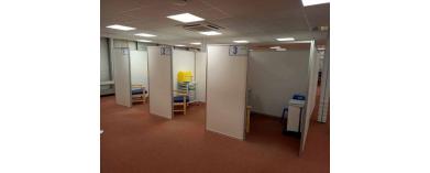 NHS Vaccination Booths