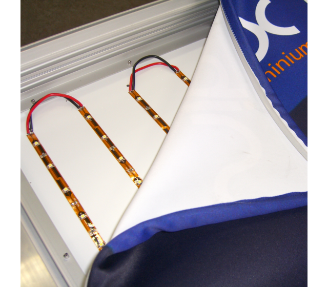 Wall Mounted Lightbox Tension Fabric Gh Display